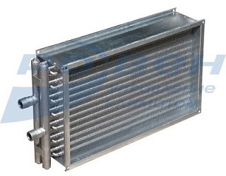 Водяной калорифер для прямоугольных каналов